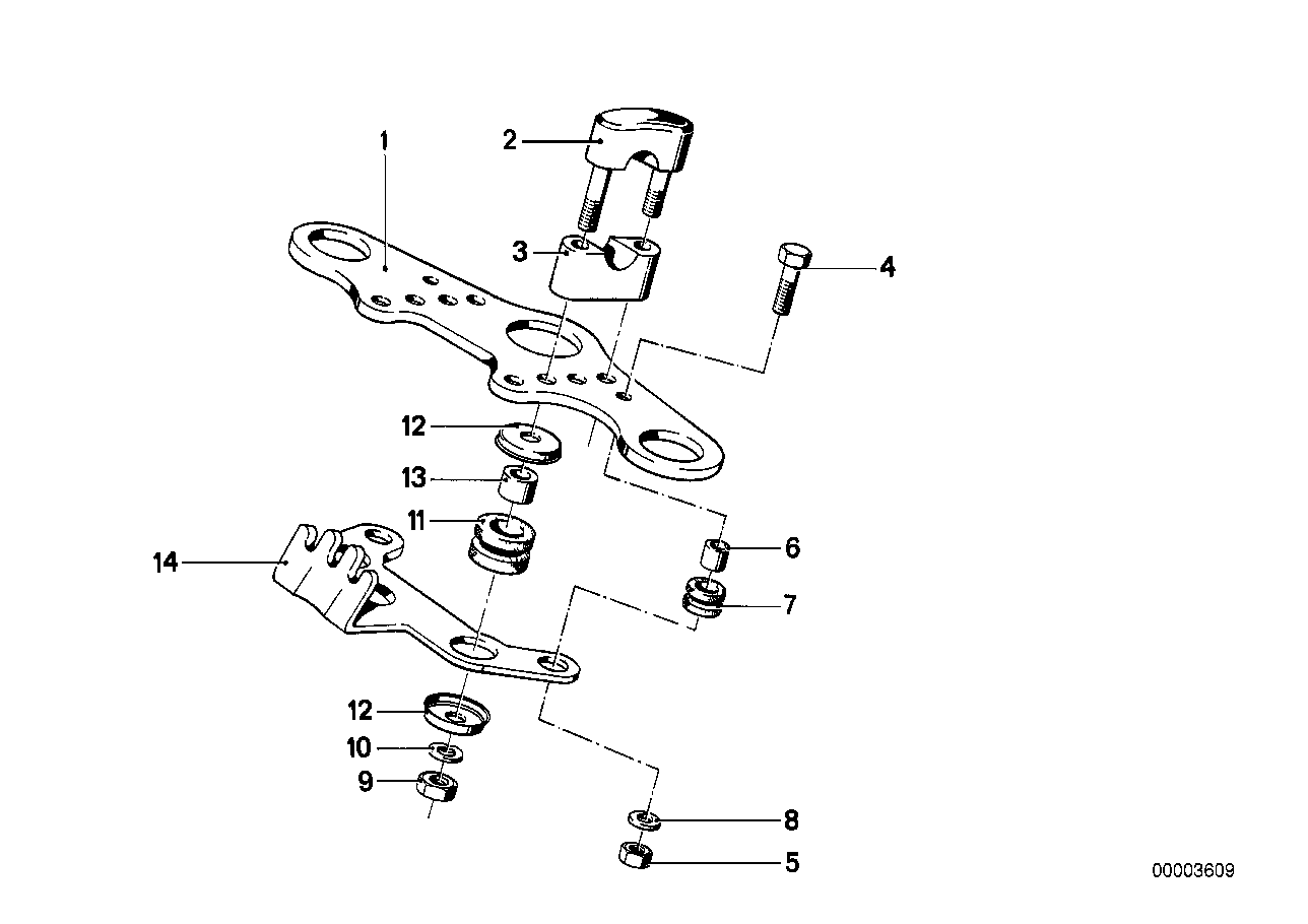Genuine BMW 31421232240 Holder (Inc. R75/6, R60/6) | ML Performance US US Car Parts