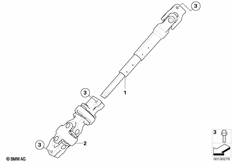 Genuine BMW 32303446794 Double Joint