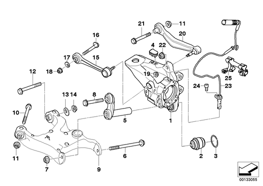 Genuine BMW 34526762256 E61 E61 Cable Bracket, Right (Inc. 525xd, 535d & 530xi) | ML Performance US Car Parts