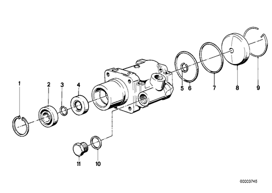 Genuine BMW 32411125519 E21 E23 E12 Shaft Seal (Inc. 633CSi, 520 & 728iS) | ML Performance US Car Parts