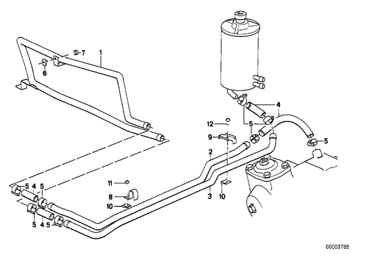 Genuine BMW 32411128905 E28 Clamp (Inc. 525i, M5 & 535i) | ML Performance US US Car Parts