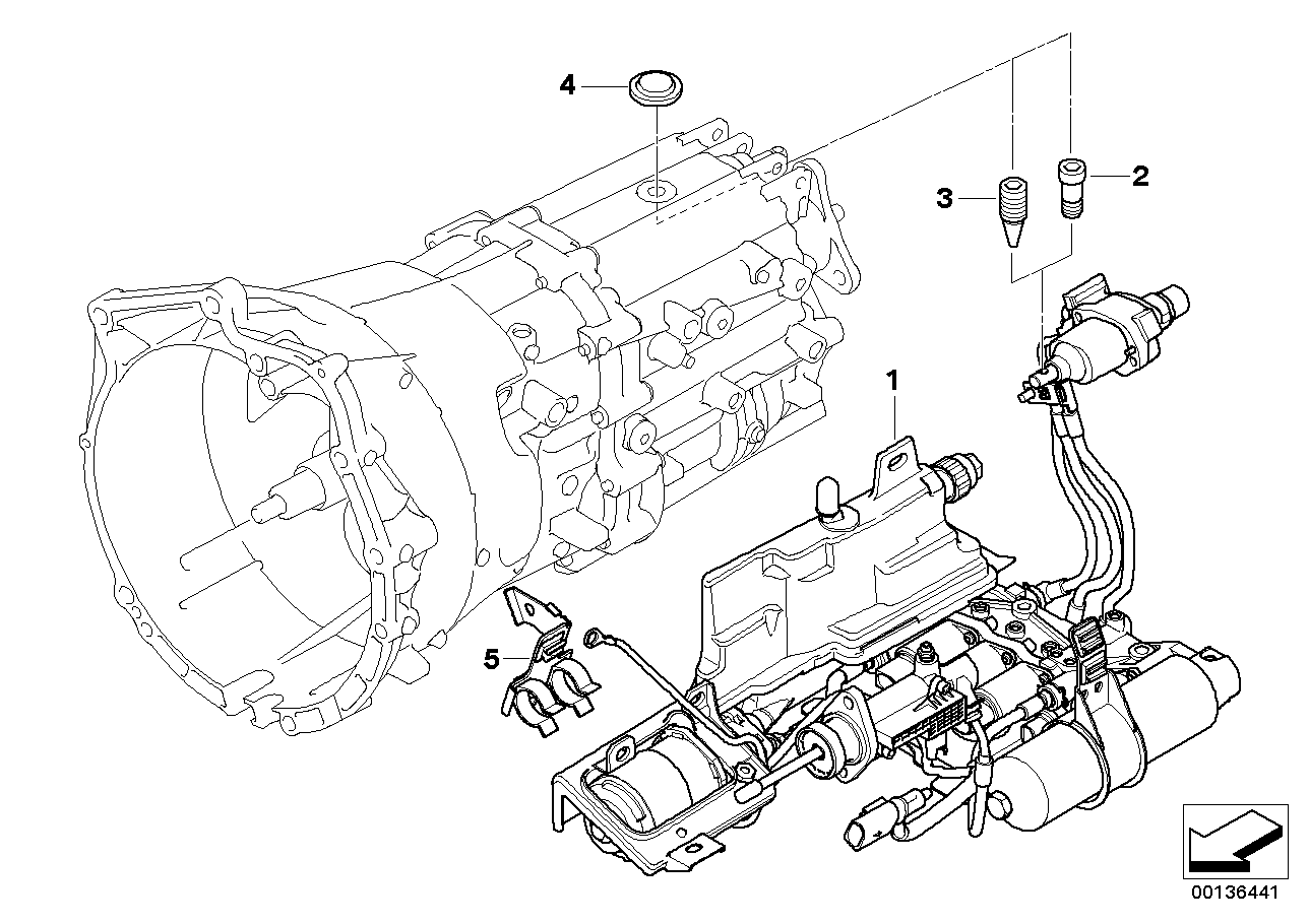 Genuine BMW 12527522653 E60 E63 E61 Plug-In Connection Bracket (Inc. 645Ci, 650i & 550i) | ML Performance US US Car Parts
