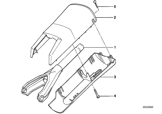 Genuine BMW 32311155700 E28 E24 Steering Column Tube (Inc. M5, 528i & 635CSi) | ML Performance US US Car Parts