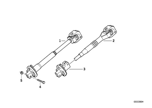 Genuine BMW 32311161800 E36 Lower Joint Assy (Inc. 316i) | ML Performance US US Car Parts