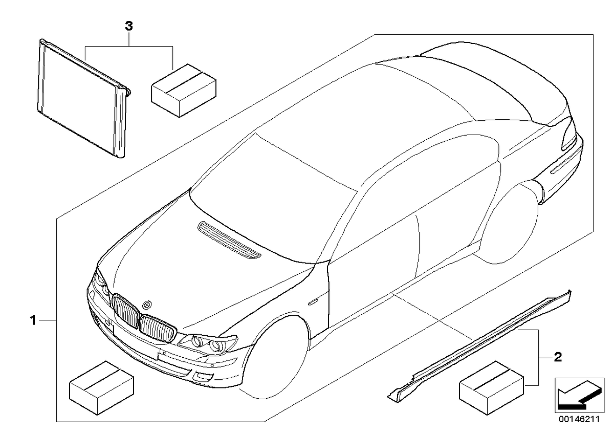 Genuine BMW 51247149523 E66 E65 E67 Catch With Code (Inc. 730Ld, 760LiS & 730i) | ML Performance US US Car Parts