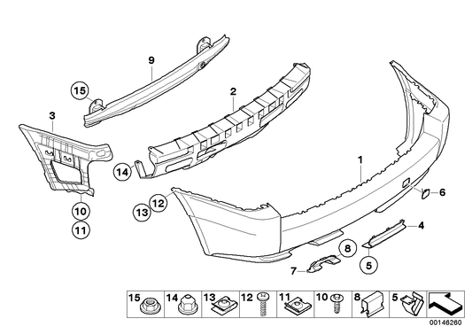 Genuine BMW 51712291788 E83 Clamp (Inc. X3 & Z1) | ML Performance US US Car Parts