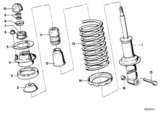 Genuine BMW 33521117995 E23 Spring Pad (Inc. 730, 728 & 733i) | ML Performance US US Car Parts