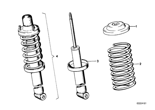 Genuine BMW 31331121292 E21 Coil Spring (Inc. 318, 316 & 318i) | ML Performance US US Car Parts