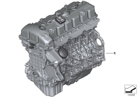 Genuine BMW 11002218258 Exch. Short Engine N55B30A (Inc. 535i & 640i) | ML Performance US US Car Parts