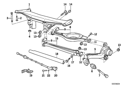 Genuine BMW 33321137147 Trailing Arm, Left (Inc. Z1) | ML Performance US US Car Parts