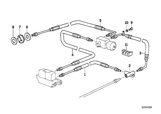 Genuine BMW 33341139771 E31 Distribution Piece (Inc. 850CSi, 840i & 850Ci) | ML Performance US US Car Parts