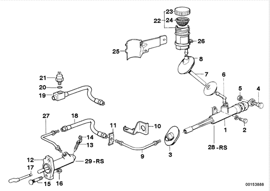 Genuine BMW 21522227238 E34 Pipe (Inc. M5) | ML Performance US US Car Parts