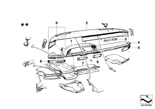 Genuine BMW 51457480125 Cover (Inc. 2002ti, 2002 & 1600) | ML Performance US US Car Parts