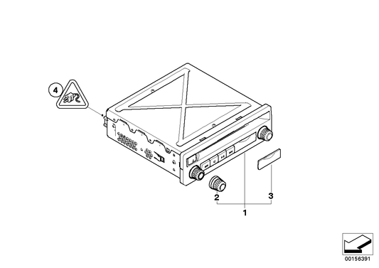 Genuine BMW 65129243263 E72 E70 Dvd Player (Inc. X5) | ML Performance US US Car Parts