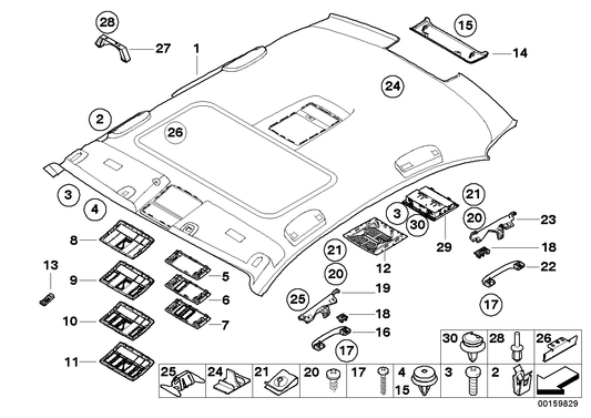 Genuine BMW 51167120504 E60 E61 Cover HImmELGRAU (Inc. 535d, 540i & M5) | ML Performance US US Car Parts