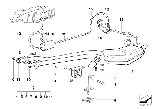 Genuine BMW 18101436323 E36 Hose With Anti-Scuffing L=250MM (Inc. 328i, 320i & 323ti) | ML Performance US Car Parts