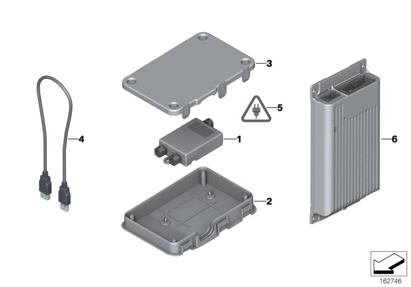 Genuine BMW 84109229744 E60 E88 E90 Ulf Module, High US/ES (Inc. 330xi, 528xi & 128i) | ML Performance US US Car Parts