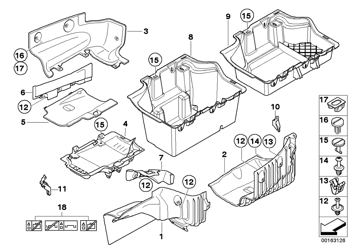 Genuine BMW 51477146541 E93 Covering Left (Inc. 320d, 335i & 330d) | ML Performance US US Car Parts