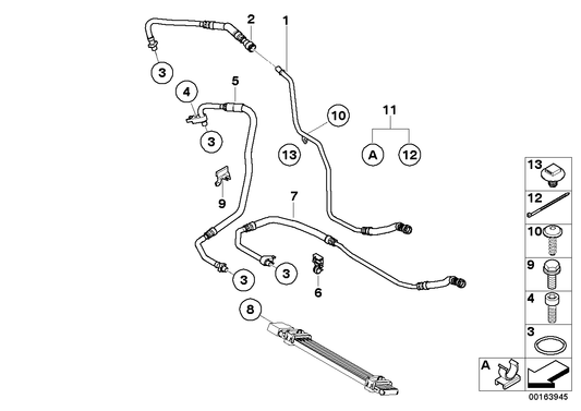 Genuine BMW 17227563859 E60 E61 Holder (Inc. 535i & 535xi) | ML Performance US US Car Parts