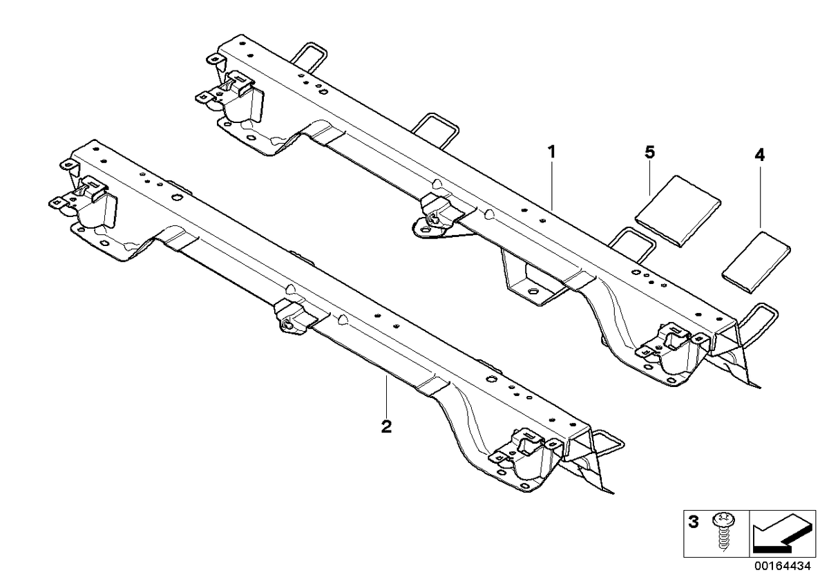 Genuine BMW 52207278226 E71 Cross Member Backrest (Inc. X6) | ML Performance US US Car Parts