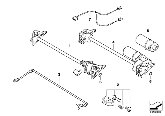 Genuine BMW 52108240051 E46 E53 E83 Left Seat Angle Adjustment (Inc. M3 & X3) | ML Performance US US Car Parts
