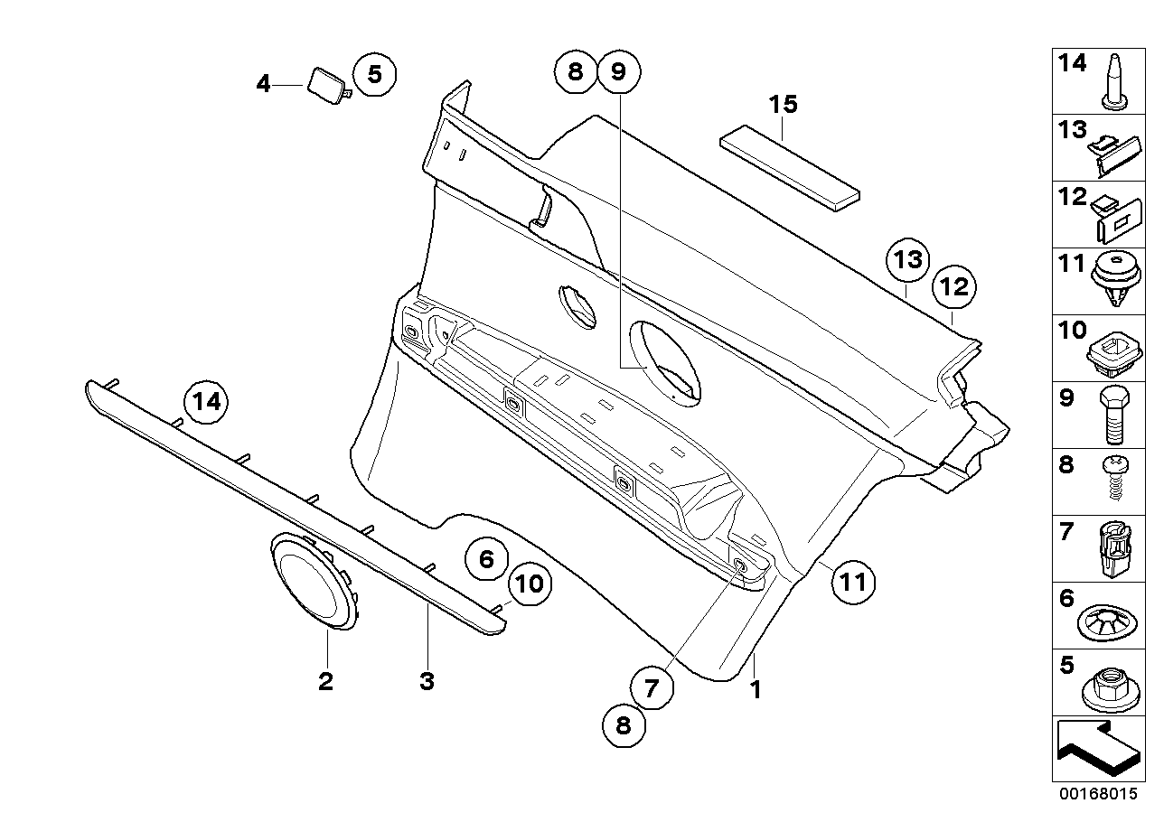 Genuine BMW 51439152829 E92 Lateral Trim Panel Leather Rear Left BAMBUSBEIGE (Inc. M3) | ML Performance US US Car Parts