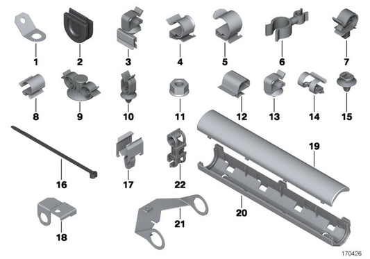 Genuine BMW 12521401315 E36 Lambda-Probe Bracket (Inc. M3) | ML Performance US US Car Parts