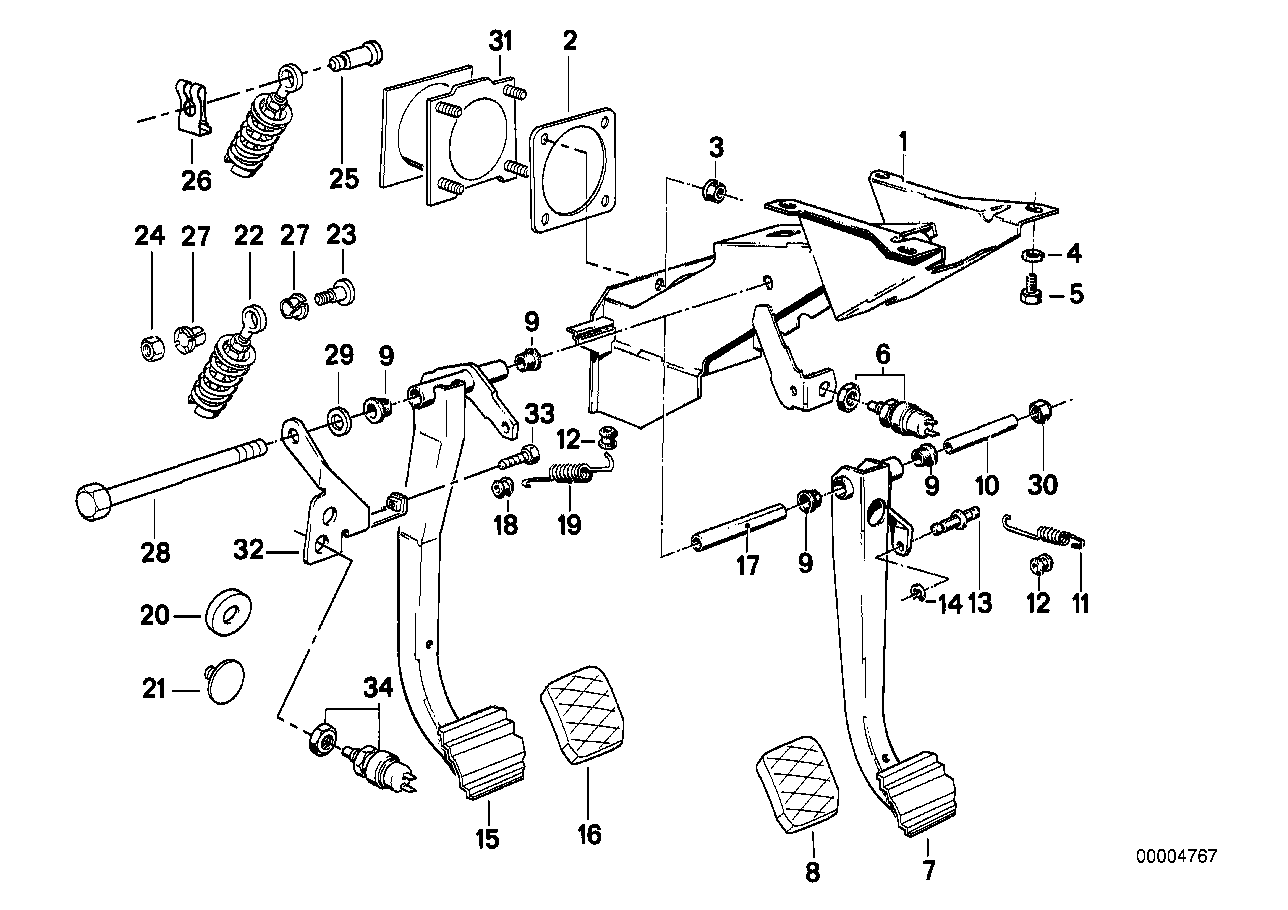 Genuine BMW 35311150407 E31 E32 E34 Fit Bolt (Inc. 318i, 525td & M5 3.6) | ML Performance US US Car Parts