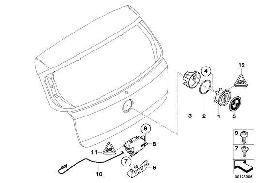 Genuine BMW 51247201960 E86 Supporting Ring (Inc. 123d, 650iX 4.4 & 640d) | ML Performance US US Car Parts