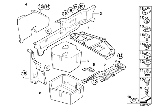 Genuine BMW 51479123218 E93 Cover, Main Bearing, Right (Inc. 325d, 420i & 430i) | ML Performance US US Car Parts