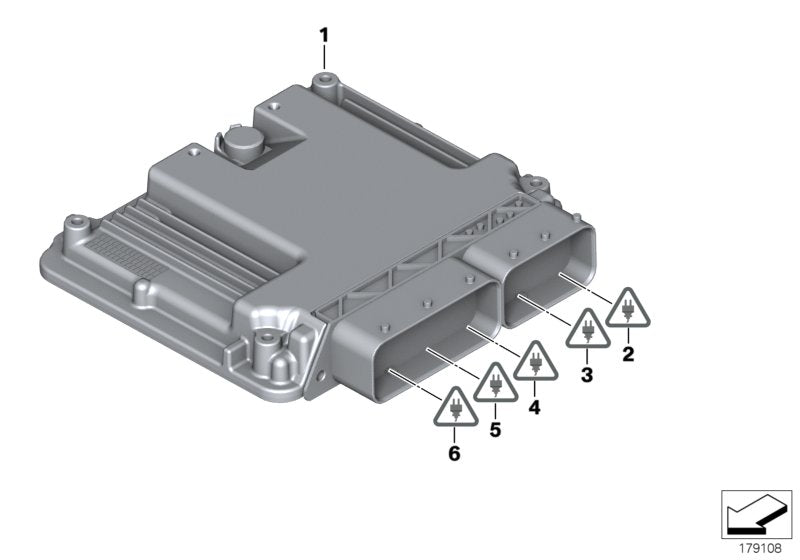 Genuine BMW 12527564130 E70 E92 Socket Housing 12-POL. (Inc. 730Ld, 530d & 750i) | ML Performance US US Car Parts