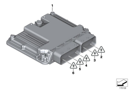 Genuine BMW 12527564130 E70 E92 Socket Housing 12-POL. (Inc. 730Ld, 530d & 750i) | ML Performance US US Car Parts