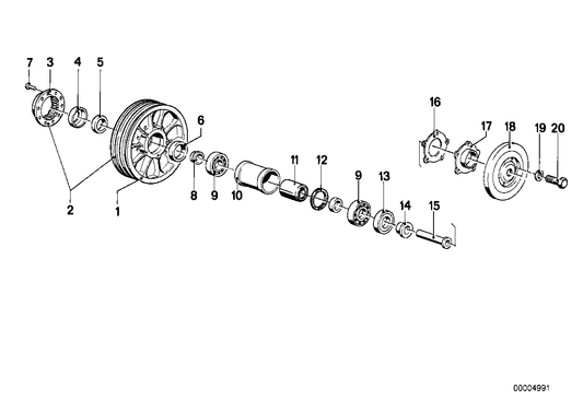 Genuine BMW 07119947165 Rivet 5X20 (Inc. R75/5, R50/5 & R60/5) | ML Performance US US Car Parts