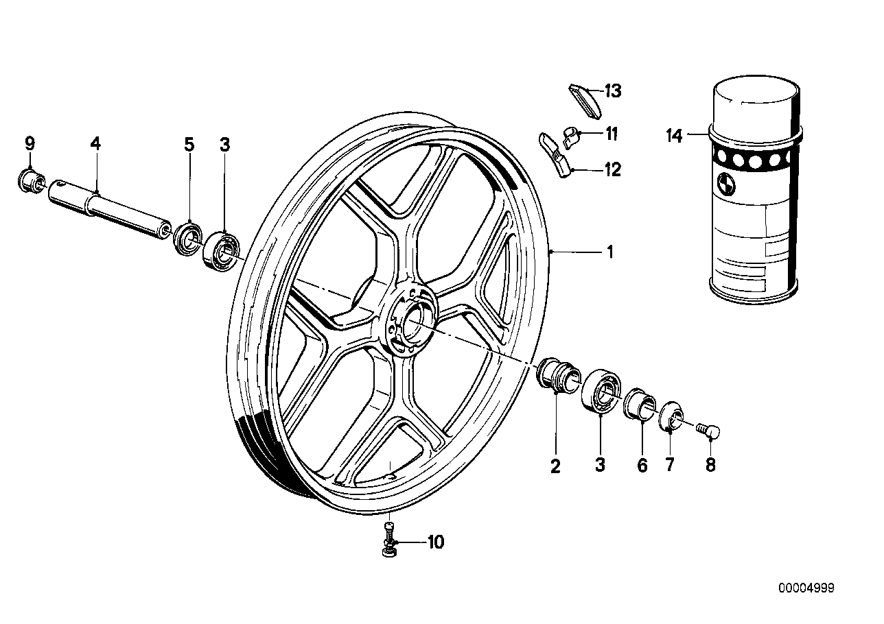Genuine BMW 36311452171 Bush (Inc. R 65 RT) | ML Performance US US Car Parts
