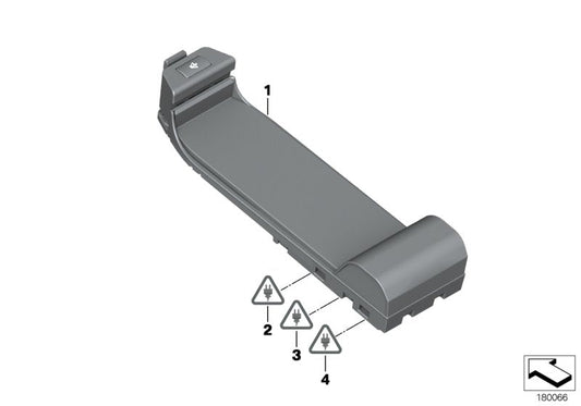 Genuine BMW 84109205295 E71 E70 Base Plate (Inc. X5) | ML Performance US US Car Parts