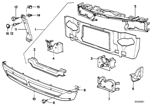 Genuine BMW 41111863003 E21 Support (Inc. 320i) | ML Performance US US Car Parts