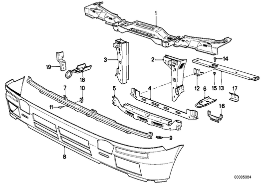 Genuine BMW 41111953260 E30 Reinforcement Right (Inc.  & M3) | ML Performance US US Car Parts