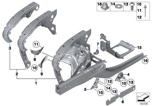 Genuine BMW 07149144282 F16 Blind Rivet N10 (Inc. 760LiS, i3 120Ah & X5 35i) | ML Performance US US Car Parts