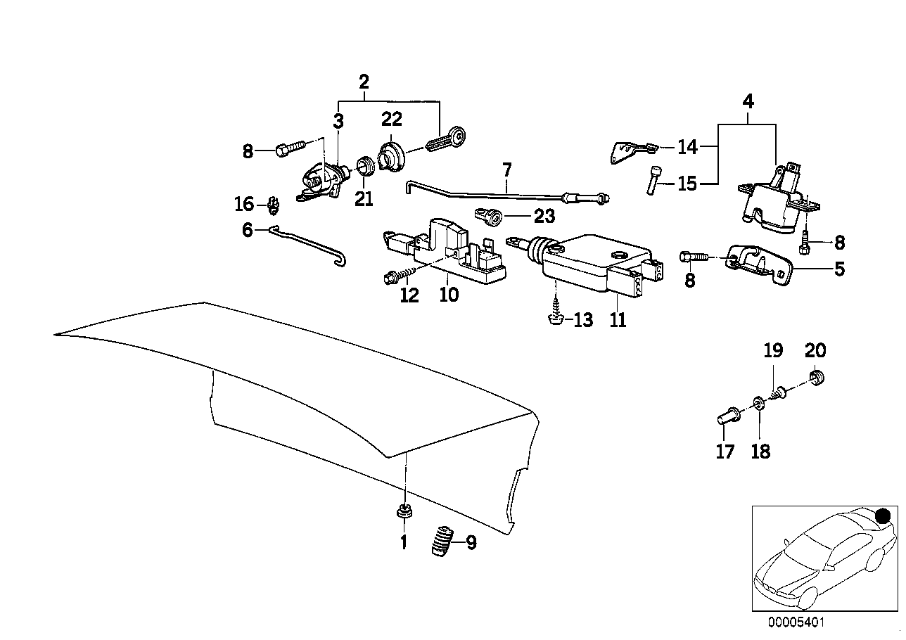 Genuine BMW 51241946130 E34 Connection Rod (Inc. 524td, 535i & 525ix) | ML Performance US US Car Parts
