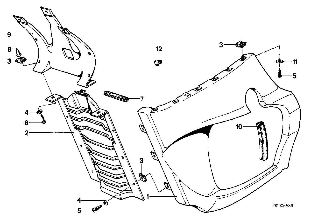 Genuine BMW 46631238920 Engine Covering Center Prime Coated (Inc. R 65 RT, R65T & R45T) | ML Performance US US Car Parts