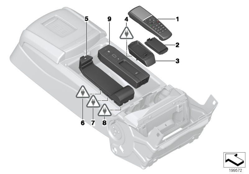 Genuine BMW 84109184812 Battery Cover With Battery (Inc. 730Li, 745Le & Hybrid 7L) | ML Performance US US Car Parts