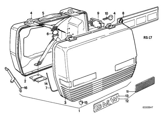Genuine BMW 46542300007 Case Catch (Inc. R45/N, R75/5 & R 75) | ML Performance US US Car Parts