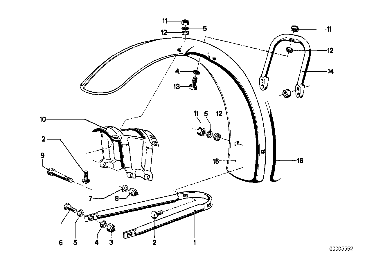 Genuine BMW 46611230377 Bracket Upper (Inc. R75/5, R50/5 & R60/5) | ML Performance US US Car Parts