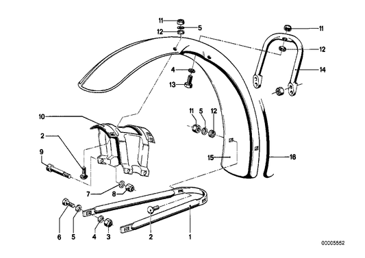 Genuine BMW 46611230377 Bracket Upper (Inc. R75/5, R50/5 & R60/5) | ML Performance US US Car Parts