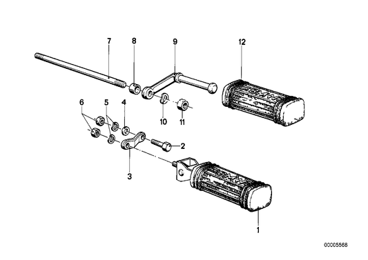 Genuine BMW 46712311726 Spacer (Inc. R75/6, R 80 G/S) | ML Performance US US Car Parts
