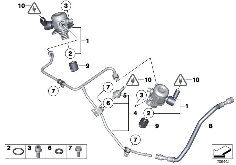 Genuine BMW 13538623426 Fuel Hose (Inc. M760iX & M760LiX) | ML Performance US US Car Parts