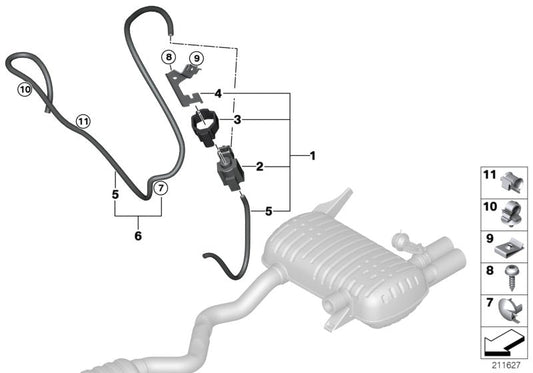Genuine BMW 18307565078 E93 E92 Electric Changeover Valve With Bracket (Inc. 335is, 335i & 330i) | ML Performance US US Car Parts