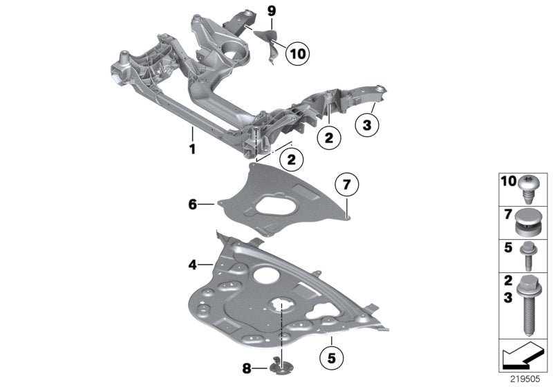 Genuine BMW 31146777758 Heat Protection Plate Right (Inc. 528iX, 740LiX & 535iX) | ML Performance US US Car Parts