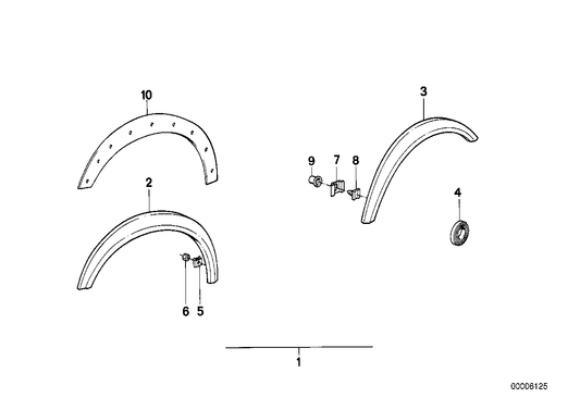 Genuine BMW 51711929327 E28 Covering Front Left M TECHNIC (Inc. 525e, M5 & 520i) | ML Performance US US Car Parts