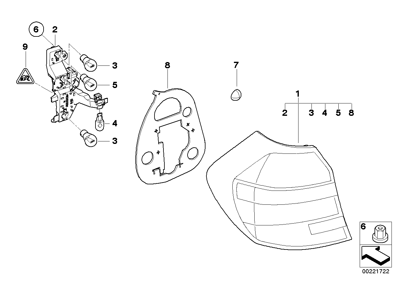 Genuine BMW 63217173556 G11 Rubber Buffer (Inc. 750Li, 530dX & 535dX) | ML Performance US US Car Parts